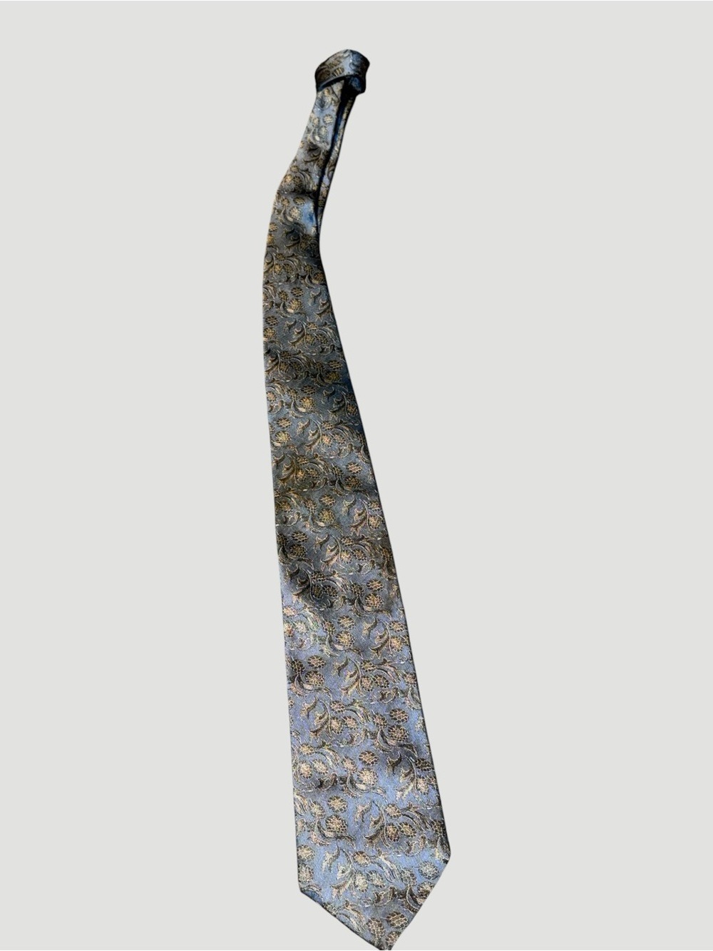 Yves Saint Laurent Paisley Silk Tie